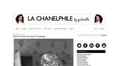 Desktop Screenshot of lachanelphile.com